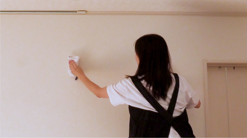 汚れを取り除く